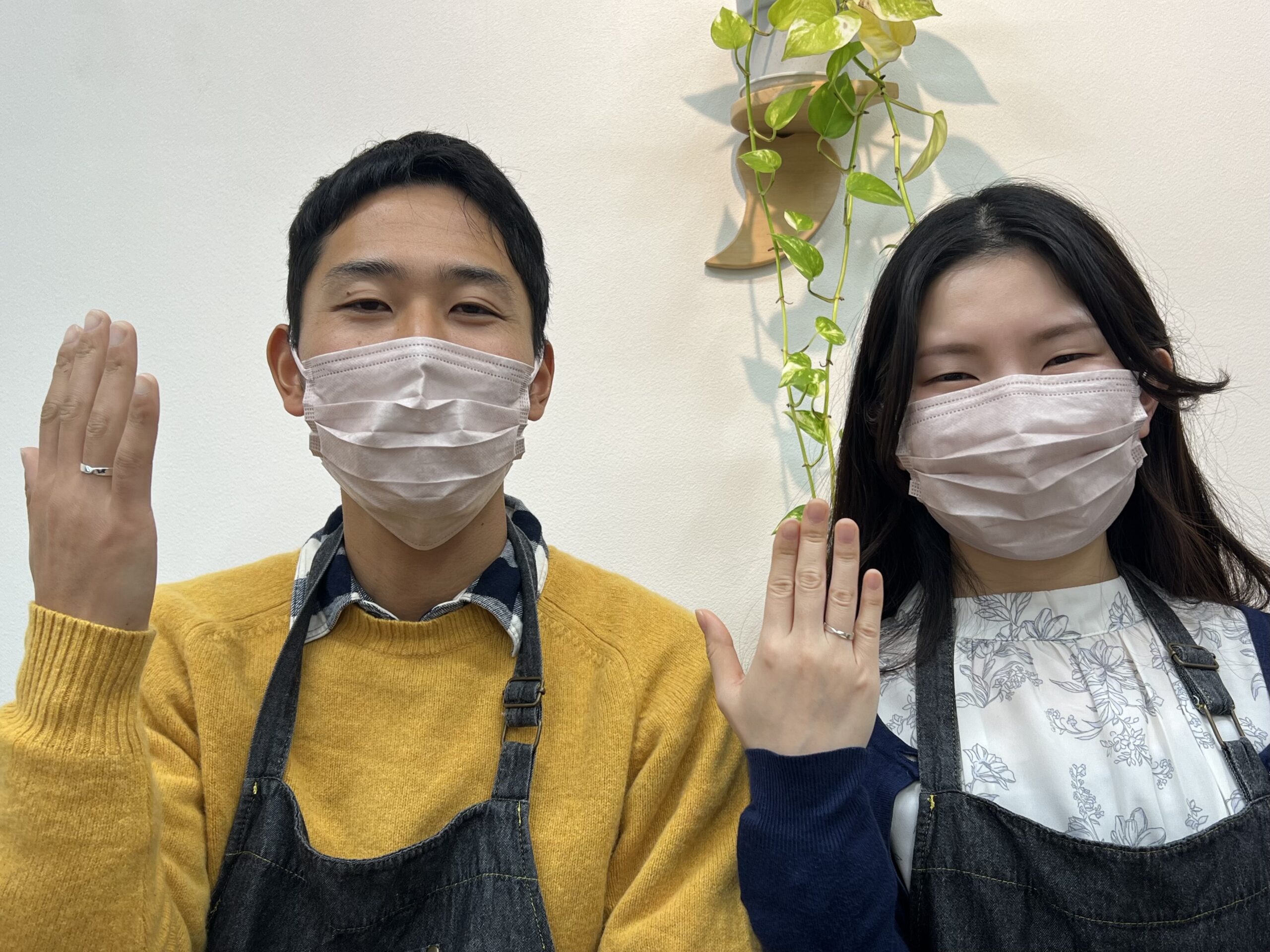 温泉旅行の思い出作りに 手作りリング体験 和歌山県内のカップル