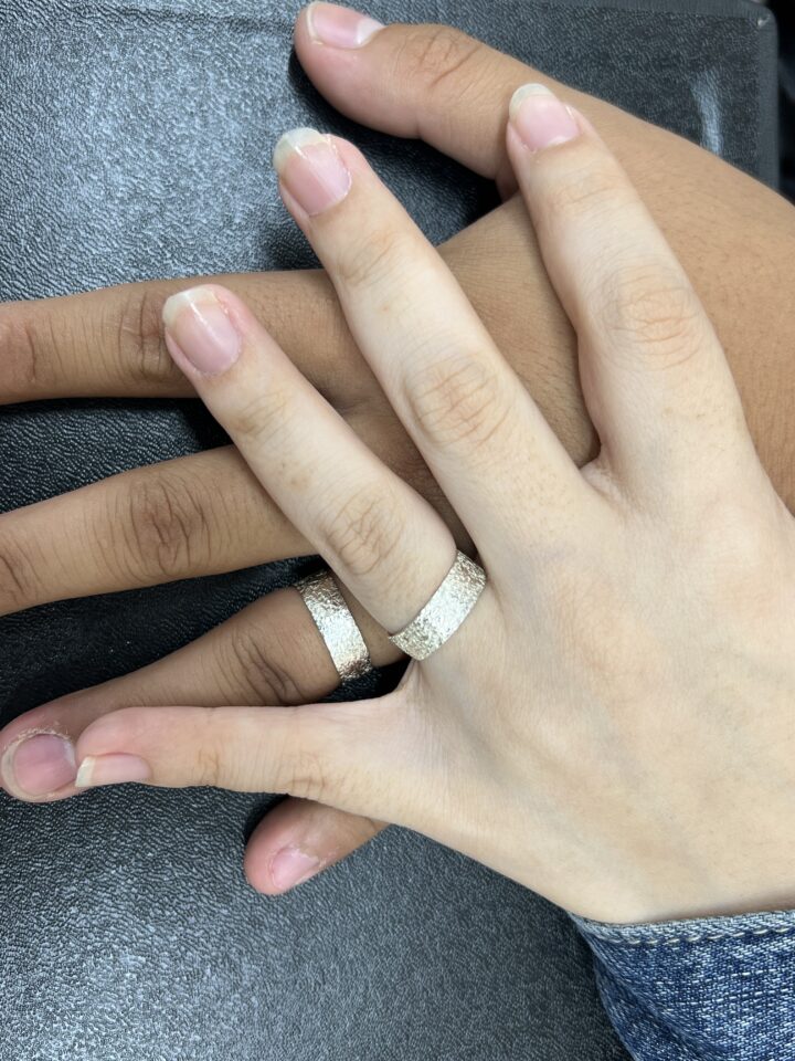 日帰りデート子連れで手作りリング体験　和歌山県内のご夫婦の画像