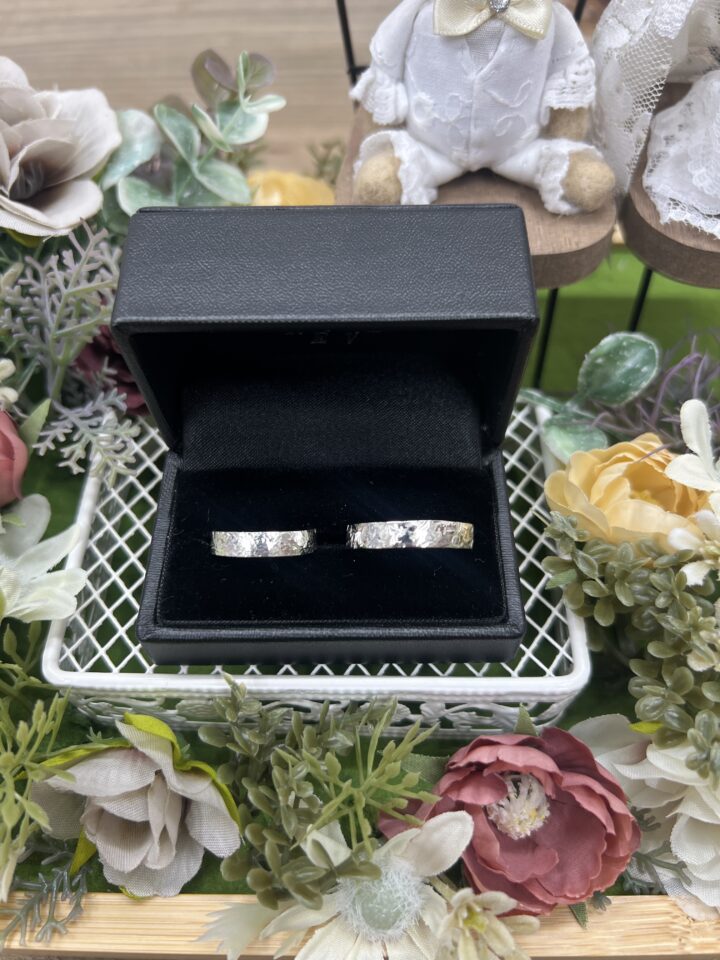 結婚指輪をシルバーで手作り体験 大阪府 40代 女性の画像